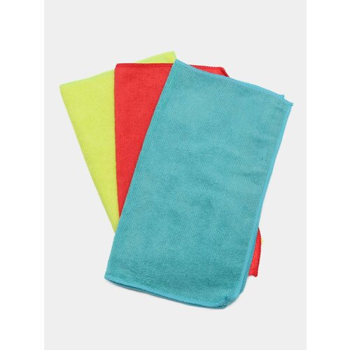 Салфетки из микрофибры универсальные для комплексного ухода набор 3 штуки Размер 3шт 30х30см 823₽