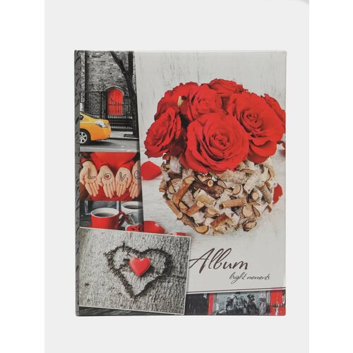 Фотоальбом Love на 200 фото 10х15 Цвет Коралловый 1399₽