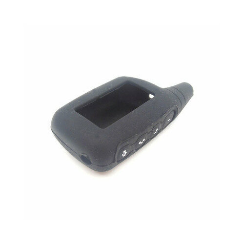 Чехол силиконовый для брелока автомобильной сигнализации Scher-khan Logicar 1/2/3/4. Цвет черный