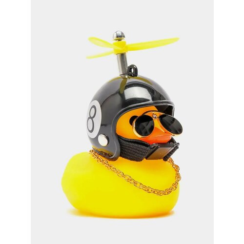 Игрушка утка в шлеме с пропеллером и в очках в машину Цвет Черный 599₽