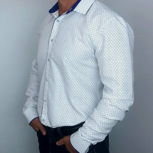 фото Рубашка dino sessun, размер 3xl, белый