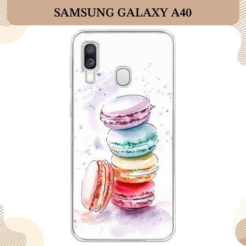 Силиконовый чехол Пирамидка макарони 2 на Samsung Galaxy A40 / Самсунг Галакси A40