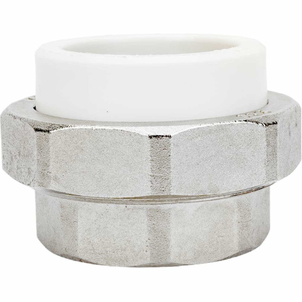 фото PRO AQUA PP-R Муфта комбинированная разъемная американка ВР Белая 50-2 PA20023b