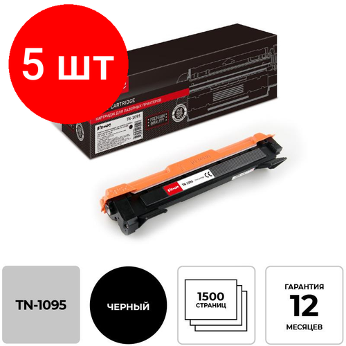 тонер картридж комус tn 1095 чер для brother hl 1202r dcp 1602r ozon Комплект 5 штук, Тонер-картридж Комус TN-1095 чер. для Brother HL-1202R/DCP-1602R