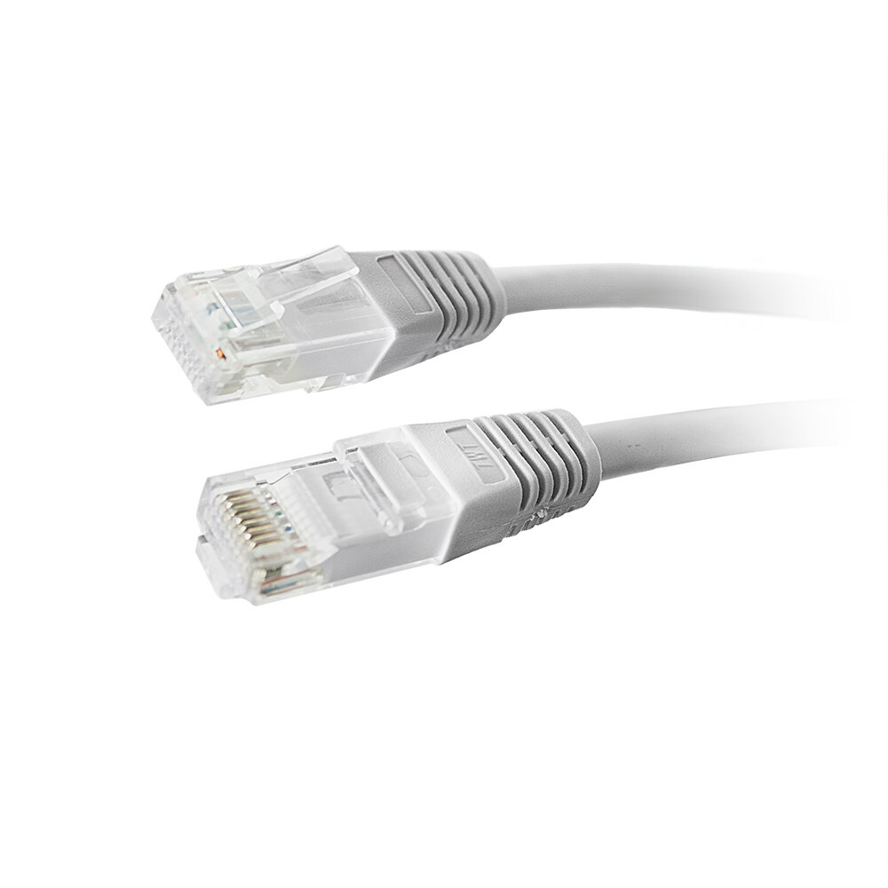 Патч-корд RJ45 - RJ45, 4 пары, UTP, категория 6, 1.5 м, серый, TWT-45-45-1.5/6-GY