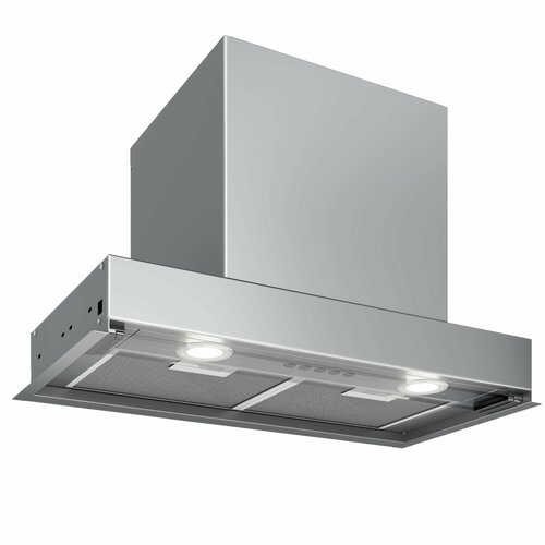 вытяжка каминная gorenje whc63clb classico 650 м³ ч 260 вт led освещение 2 x 3 вт ширина 60 см антрацит Кухонная вытяжка Elikor: Sense 60П-1000 Хром