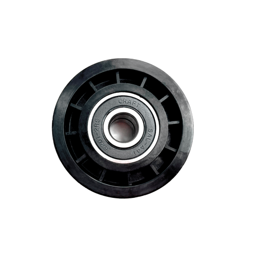 Натяжной ролик ремня УАЗ, ГАЗ двигатель ЗМЗ 40904, 4091, УМЗ 4216 Евро 2, 3 (6-ручейковый, поликлиновой с 2-х рядным подшипником)