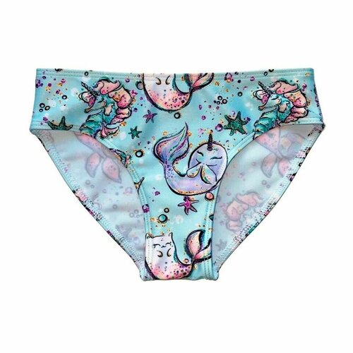 фото Плавки cabbage, размер 110, черный, розовый