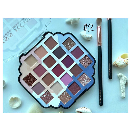 Палетка теней для век Miss Rose Professional Make-Up 21 цвет №02