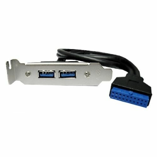 Планка (bracket) портов в корпус – 2 порта USB 30 низпрофильная (low profile) Espada модель: EBRT-2USB3LOW