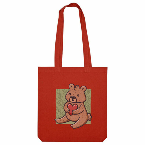 фото Сумка шоппер us basic, красный