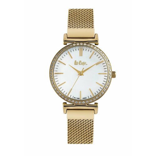 lee cooper women s analog watch lc07478 220 Наручные часы Lee Cooper Fashion, золотой