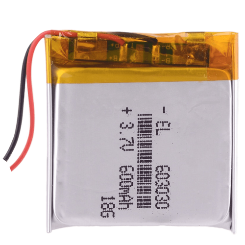 Аккумулятор (батарея) 603030 600mAh 3,7v (30х30х6 мм)