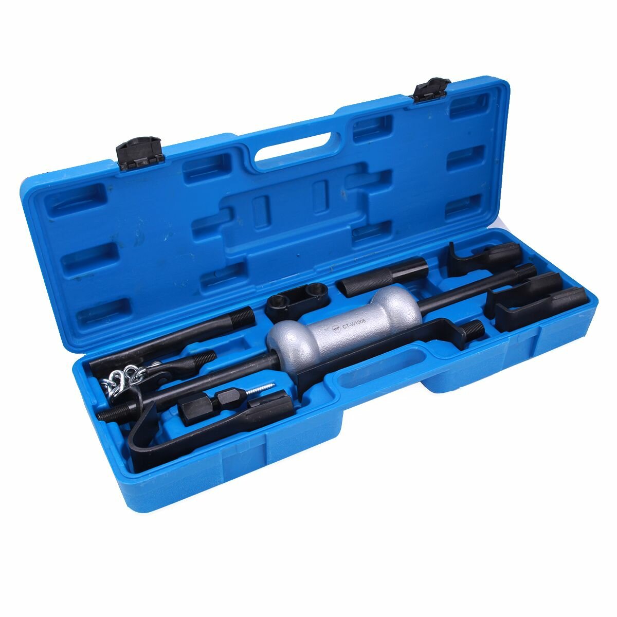 Молоток обратный с зацепами Car-Tool CT-W1006 с зацепами, в кейсе — фото 1