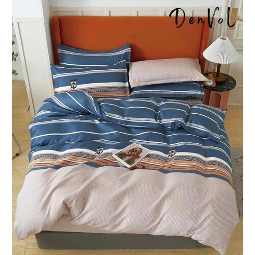 бежевый, синий