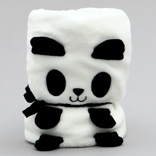 Мягкая игрушка-плед «Панда», 20 см (комплект из 3 шт) мягкая игрушка панда черно белая 13 см 3 1 шт