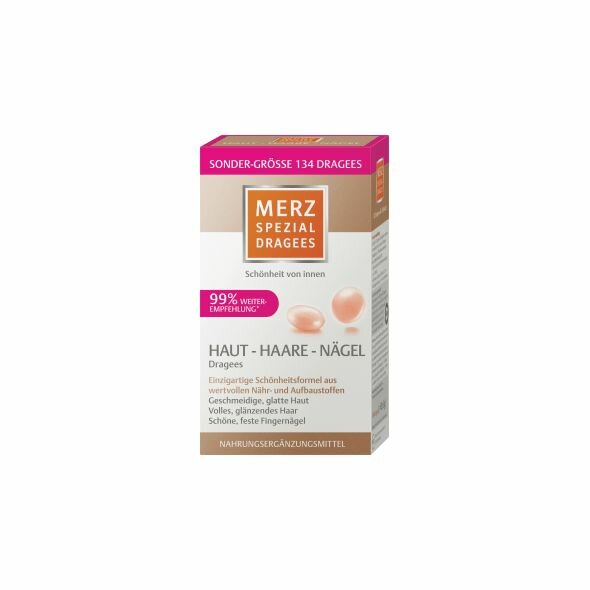 Merz Spezial Haut Haare Nagel Специальное драже для волос кожи ногтей 134 штуки