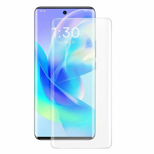 Гидрогелевая защитная пленка (не стекло) для Vivo X60S (V2006) , матовая, на дисплей бесцветный