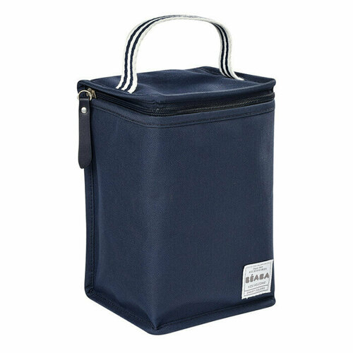 фото Сумка изотермическая pochette repas marine stripe beaba