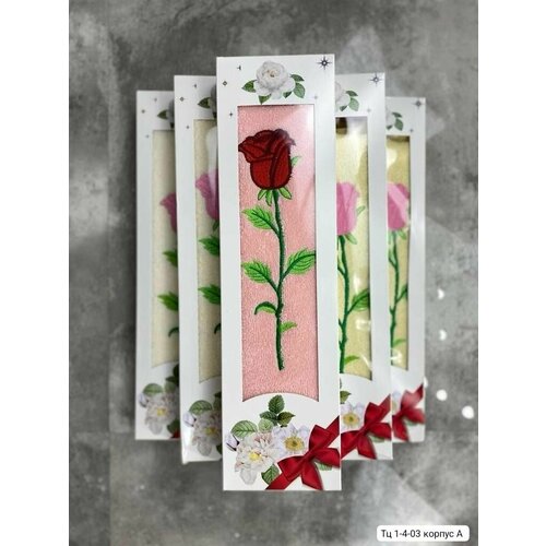 Махровое полотенце в подарочной коробке, в виде цветка (любимой женщине), 40х80 см