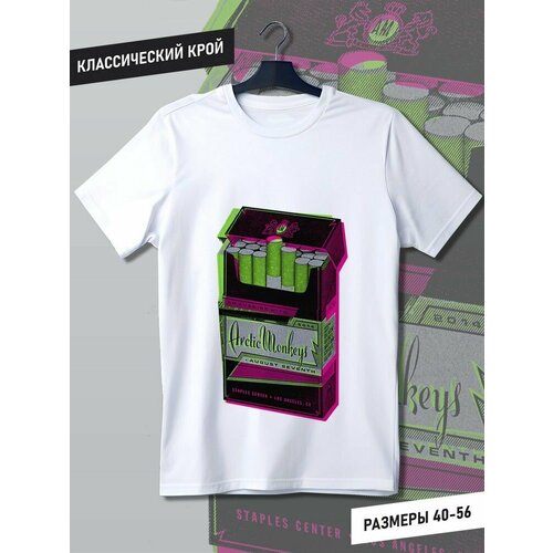 фото Футболка hypnotica, размер l, белый