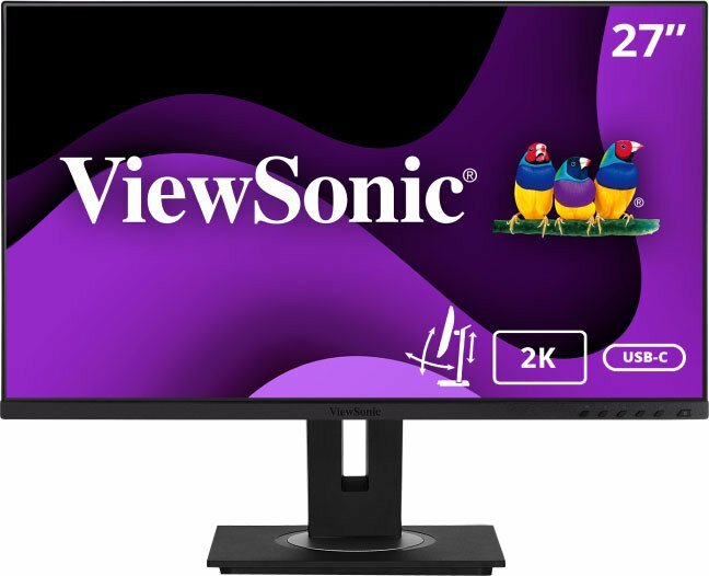 Монитор 27" Viewsonic черный, IPS, 16:9, 5ms, 350cd, 1000:1, 178°/178°, 2560x1440, DP, HDMI - фото №5