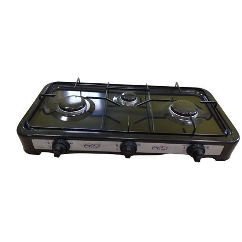 Плита газовая Умница ПГБ-3К 3конф без крышки черная 302000₽