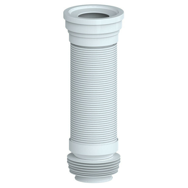 фото Труба для унитаза unicorn гофрированная армированная 550мм