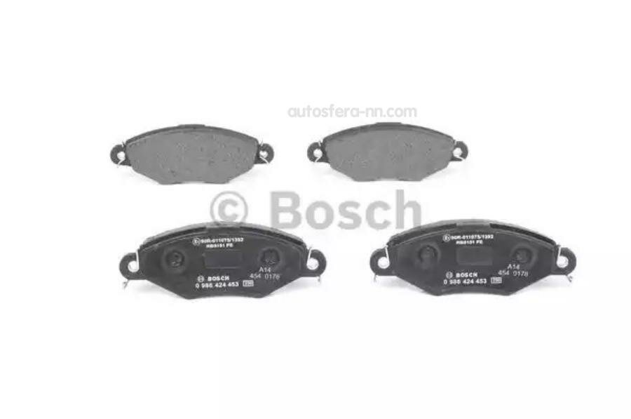 BOSCH 0986424453 Дисковые колодки передние