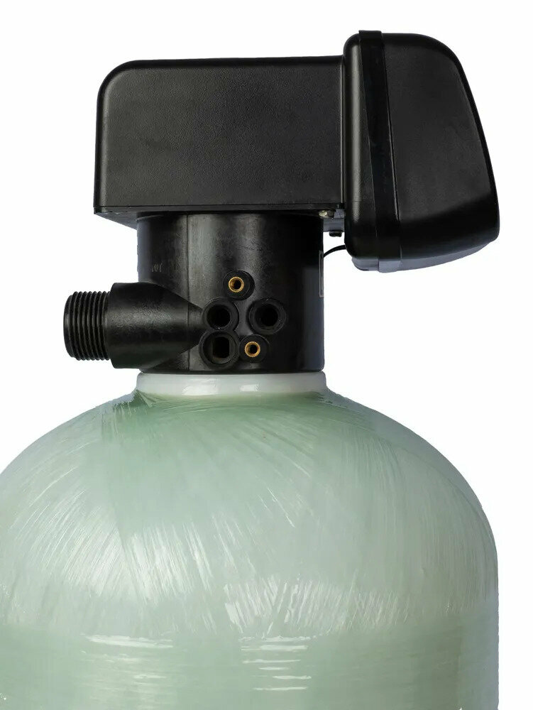 Магистральный фильтр для воды из скважин Water-Pro AV 1044, RunXin TMF71( B), водоочиститель под загрузку 1000 л/ч, сорбционная система очистки воды, обезжелезиватель, 6.5 кг — фото 1
