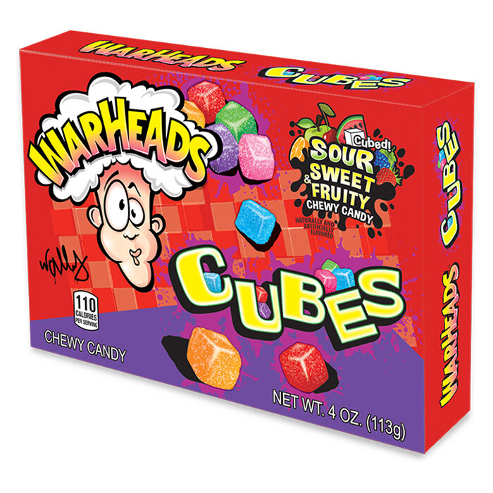 Кислые мармеладные кубики Warheads Chewy Cubes (США), 113 г