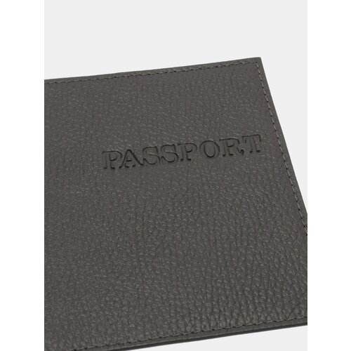 Обложка для паспорта BAREZ, серый обложка для паспорта barez серый