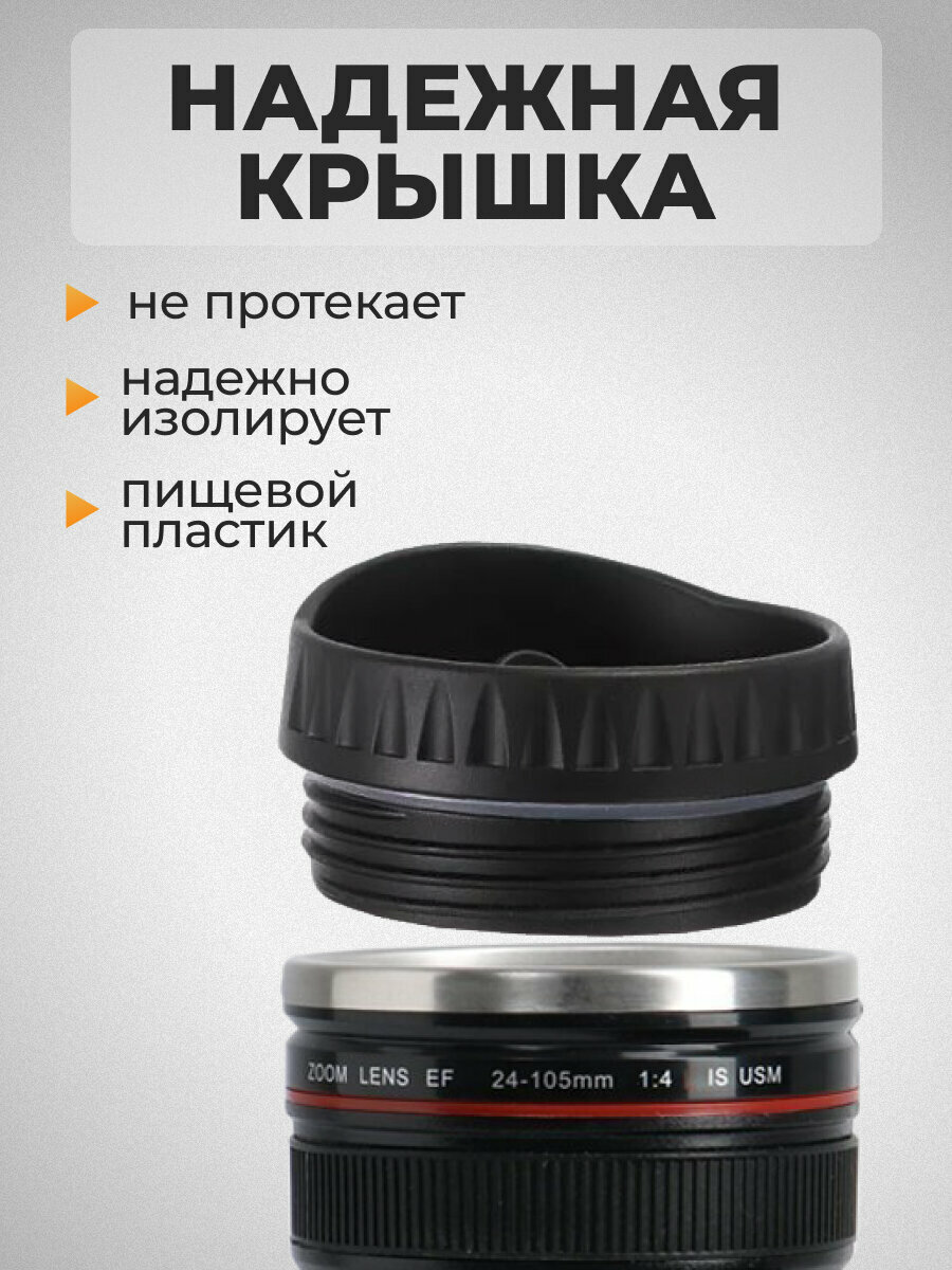 Кружка термос в виде объектива — купить по низкой цене на Яндекс Маркете