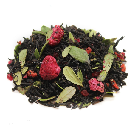 Чай черный Малиновый соблазн, листовой, 100 гр