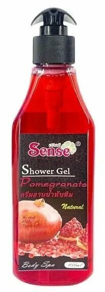 Гель для душа Sense Гранат Shower Gel Pomegranate Natural, 450 мл.