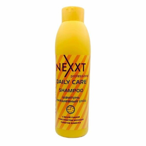 Шампунь для ежедневного ухода Natural white clay and extract young bamboo 1000 мл. Nexxt