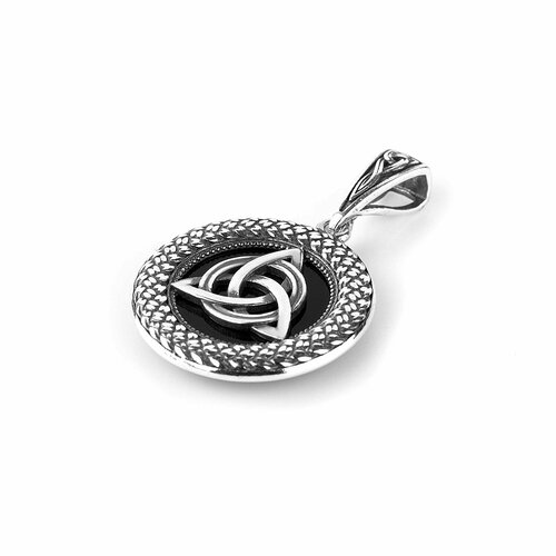 Подвеска Sirius Jewelry, серебро, 925 проба, оксидирование, агат кольцо наборное sirius jewelry серебро 925 проба оксидирование безразмерное серебряный