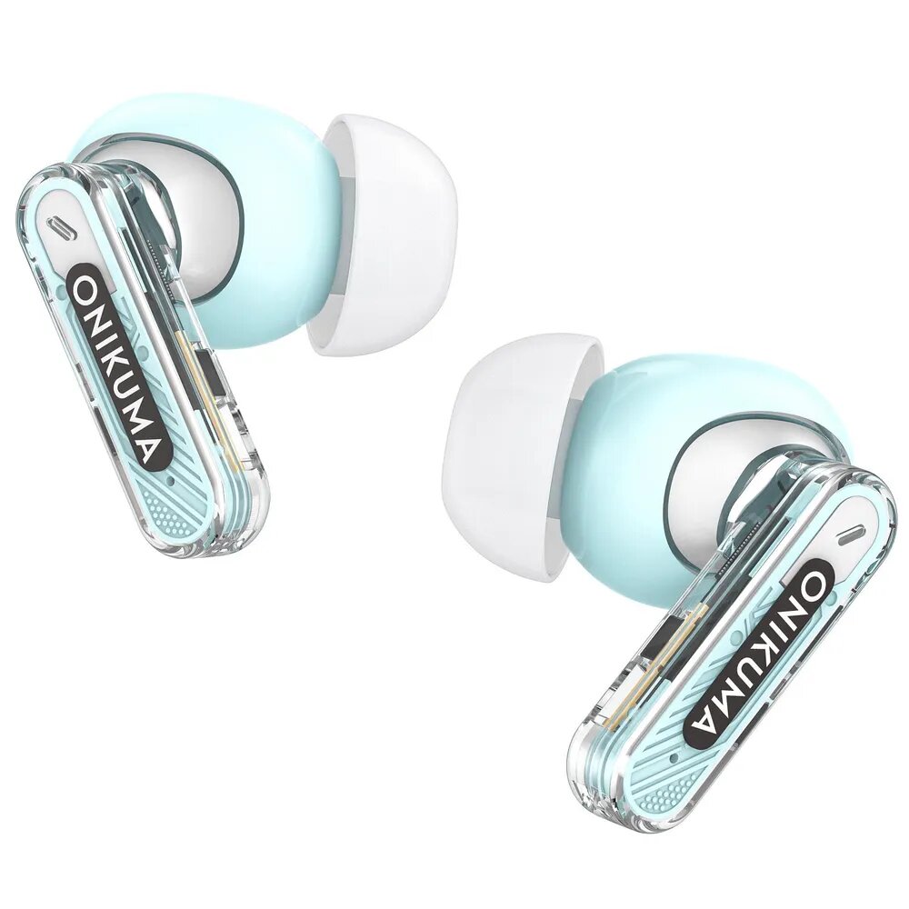 Игровые Bluetooth наушники ONIKUMA T5 HI-FI (blue)