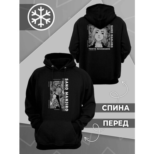 фото Худи , размер s (44-46), черный printech