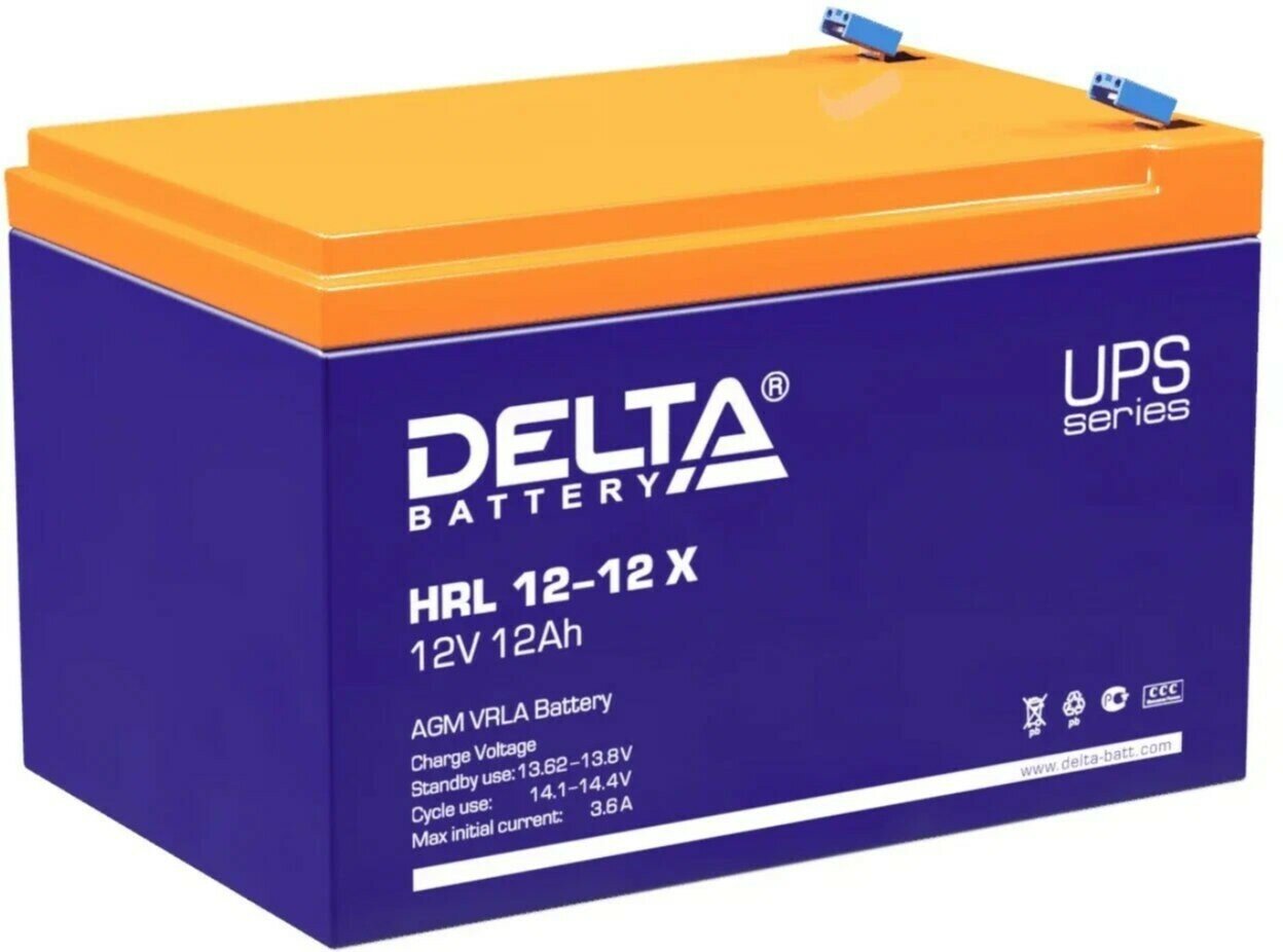 Батарея для ИБП DELTA HRL 12-12 X (12В 12Ач)