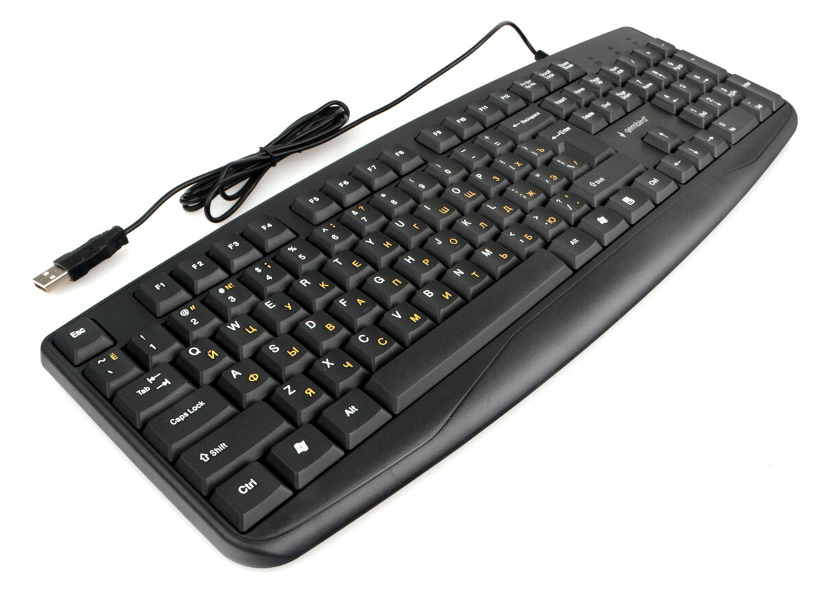 Проводная клавиатура Gembird KB-8351U-BL, USB