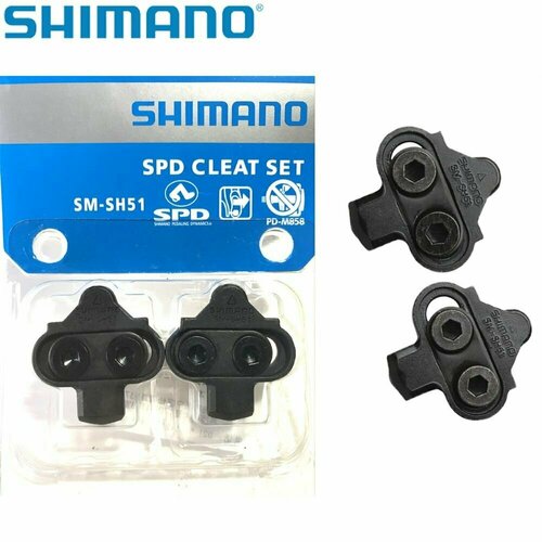 Наборы шипов Shimano MTB SPD SM SH51 педали shimano pd me700 spd с шипами sm sh51 черный