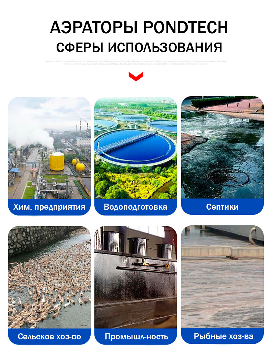 Дисковый аэратор для септика, пруда, аэрационный элемент Pondtech Д300 — фото 1