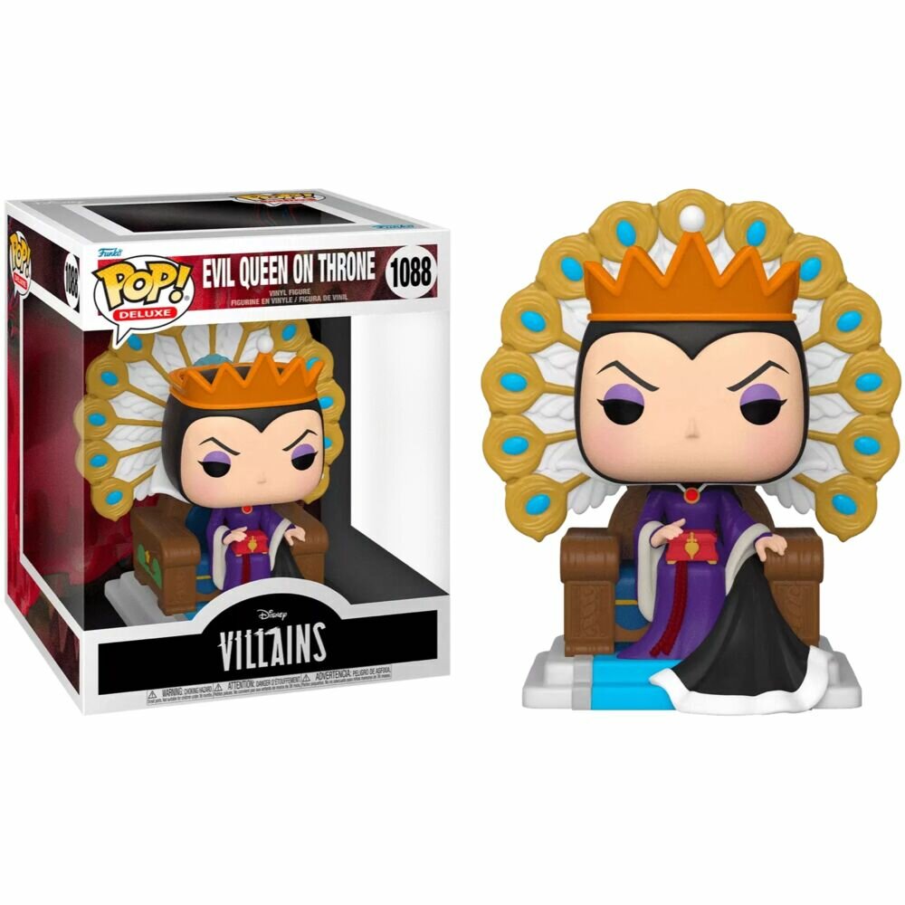 Фигурка Funko POP! Deluxe. Дисней: Злая королева на троне - фото №8