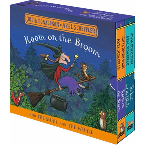 Room on the Broom and The Snail and the Whale Board Book Gift Slipcase | Donaldson Julia