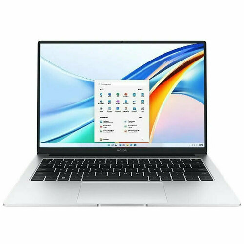 Ноутбук Honor MagicBook X14 Pro Intel Core i5-13500H 26 ГГц RAM 16 ГБ SSD 1000 ГБ Intel Iris Xe Graphics Windows 11 Home серебристый Русская раскладка 7590000₽