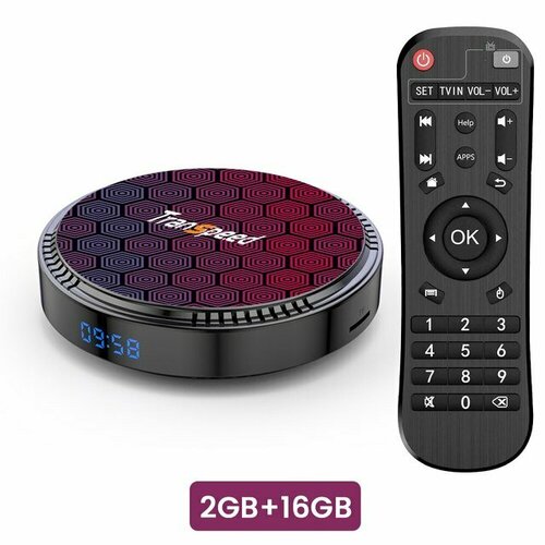 Андроид ТВ приставка. Телеприставка Transpeed Android 12 TV Box BT5.0 Поддержка 4K память 2/16