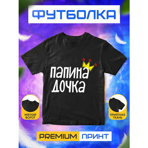 фото Футболка, размер m, черный без бренда