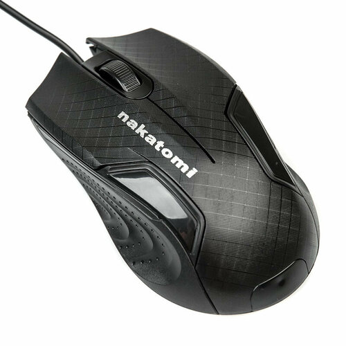 Мышь проводная NAKATOMI MON-06U черный 56900₽