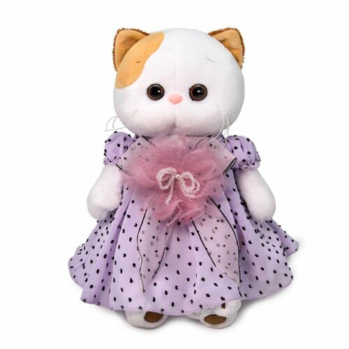 Кошка Ли-Ли LK-056 в нежно-сиреневом платье 27 см мягкая игрушка ли ли в нежно сиреневом платье 24 см